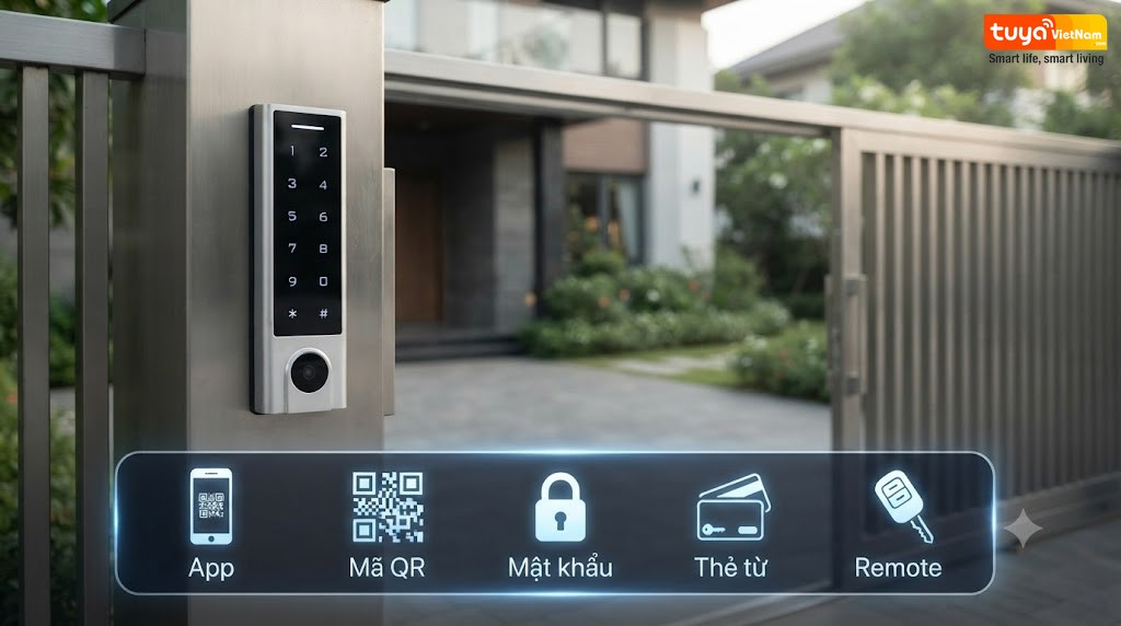 Khoa QR Code cho cua cong tu dong OneLock GH3-Detail 1