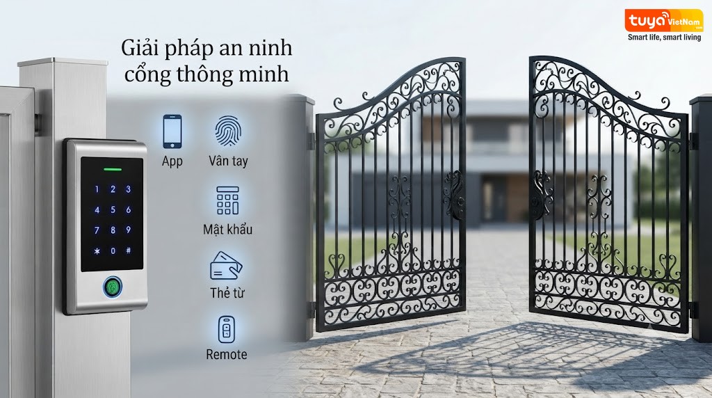 Khoa van tay cho cua cong tu dong Oneock GHF6-Detail 1